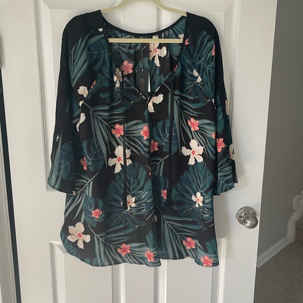 NWT! Floral Maternity Shirt